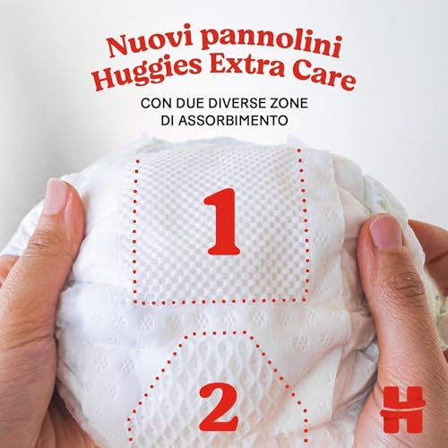 Huggies Extra Care Bebe, Pannolini Taglia 1 (2-5Kg), Ultra assorbente, Pacco Scorta, 160 Pz - Funzionalità e accessori