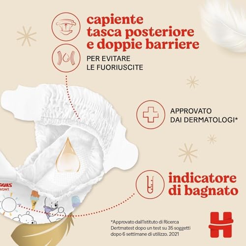 Huggies Extra Care Bebe, Pannolini Taglia 2 (3-6Kg), Ultra assorbente, Design Disney, Pacco Mega, 104 Pz - Dettaglio recensione 4