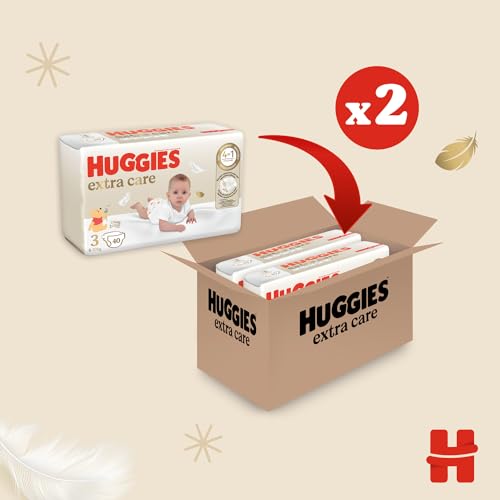 Huggies Extra Care, Pannolini Taglia 3 (6-10Kg), Ultra assorbente, Design Disney, Pacco Scorta, 80 Pz - Prova pratica