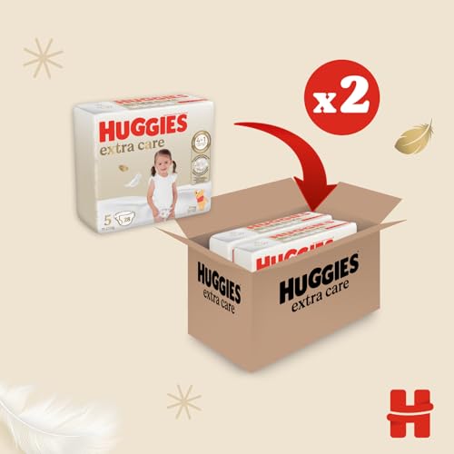 Huggies Extra Care, Pannolini Taglia 5 (12-17 Kg), Design Disney, Pacco Scorta, 54 Pz - Prova pratica