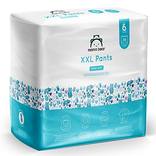 Marchio Amazon - Mama Bear Pannolini a mutandina XXL, Taglia 6 (18-30kg), 72 Unità, 2 Confezioni da 36 - Dettaglio recensione 4