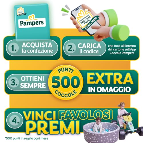 Pampers Baby Dry Junior, Taglia 5 (11-25 kg), 192 pannolini, con 500 Punti Coccole extra in omaggio - Prova pratica