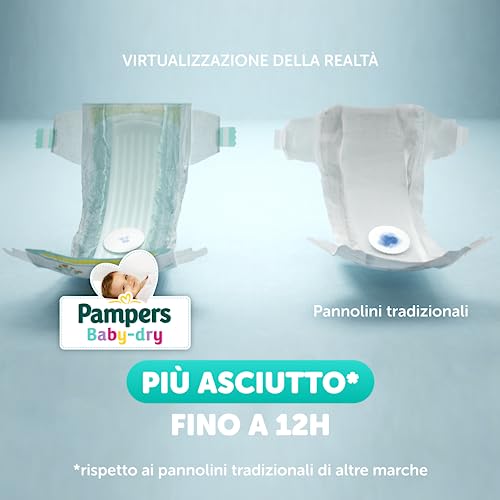 Pampers Baby Dry Junior, Taglia 5 (11-25 kg), 192 pannolini, con 500 Punti Coccole extra in omaggio - Funzionalità e accessori