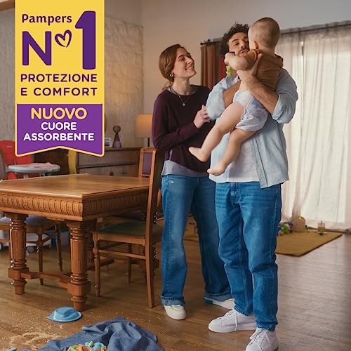 Pampers Penta Progressi Extralarge, Taglia 6, Pacco scorta da 84 Pannolini - Prova pratica