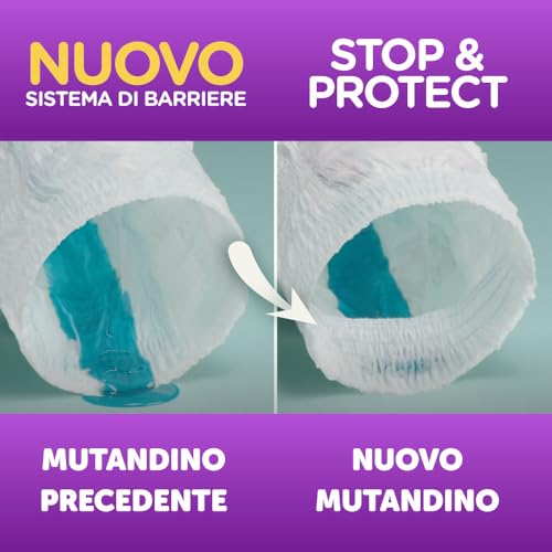 Pampers Progressi Mutandino XL +500 Punti Coccole extra in omaggio, Taglia 6 (15+ kg), 60 Pannolini (formato scorta) - Funzionalità e accessori