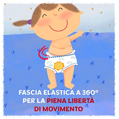 Pampers Sole e Luna Pannolino A Mutandino Extralarge, Taglia 6 (15+ Kg), 78 Pannolini - Prova pratica