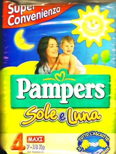 PAMPERS SOLE E LUNA TAGLIA 4 MIS.7-18 KG 22 PANNOLINI X 6 PEZZI TOT.132 - Dettaglio recensione 4